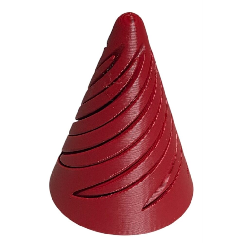 Pass Through Fidget Cone - 2-1/2" x 2" - Crimson - #3010-20